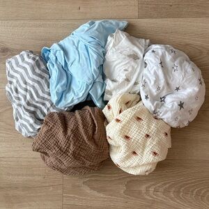 Baby Bassinet Sheets Lot